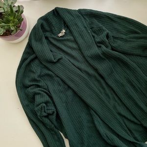 UO Ecote Green Wrap Sweater
